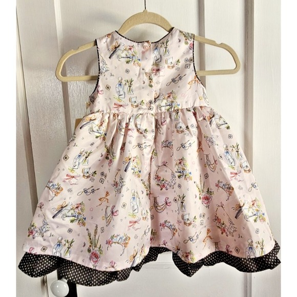 NWT Laura Ashley London girl sleeveless dress Sz 5 fully lined - Picture 2 of 11